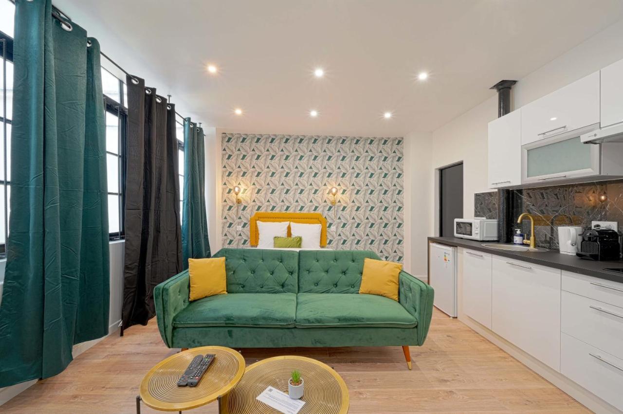 Modern Studio Apartment For 3 Parigi Esterno foto